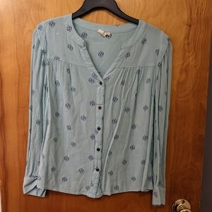 a.n.a Blouse, Size XS, Blue